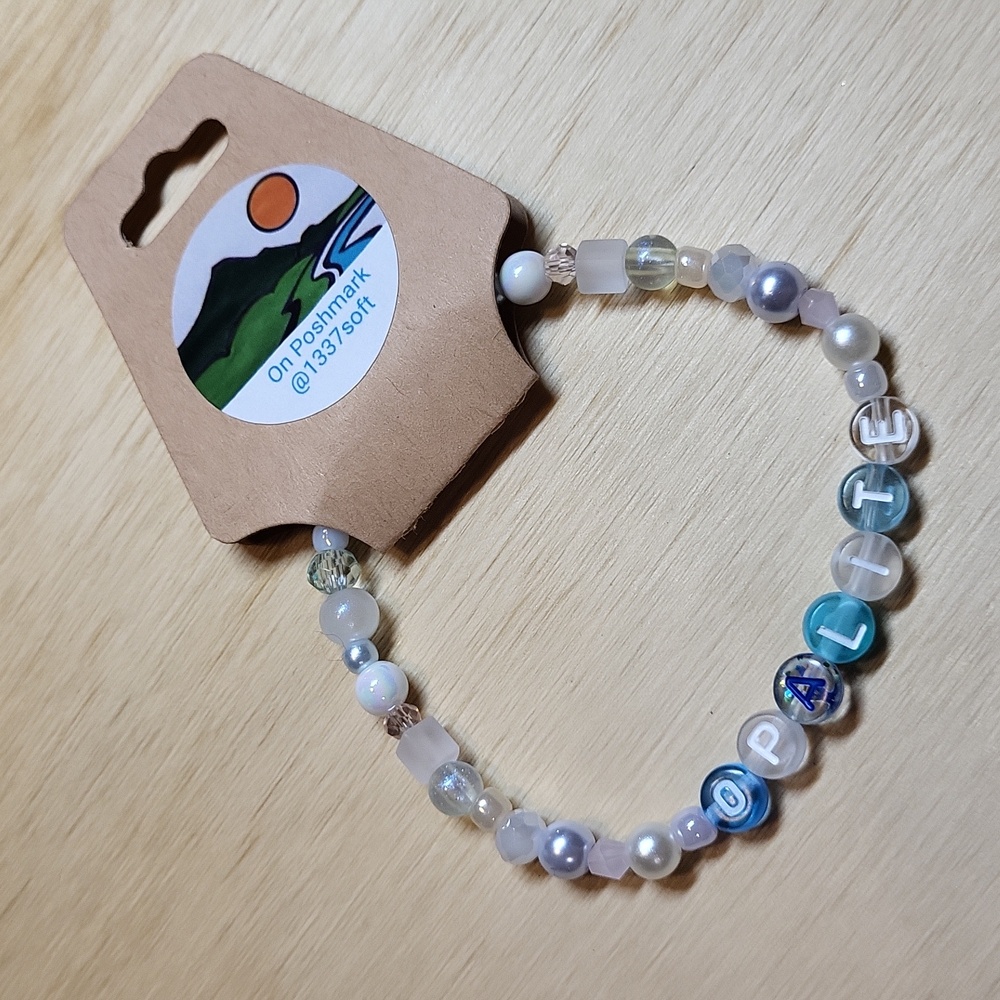 Opalite-Taylor Swift Friendship Bracelet- Size 7.5" - Picture 3 of 5